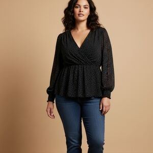 PENNINGTON WRAP BLOUSE SIZE 2X